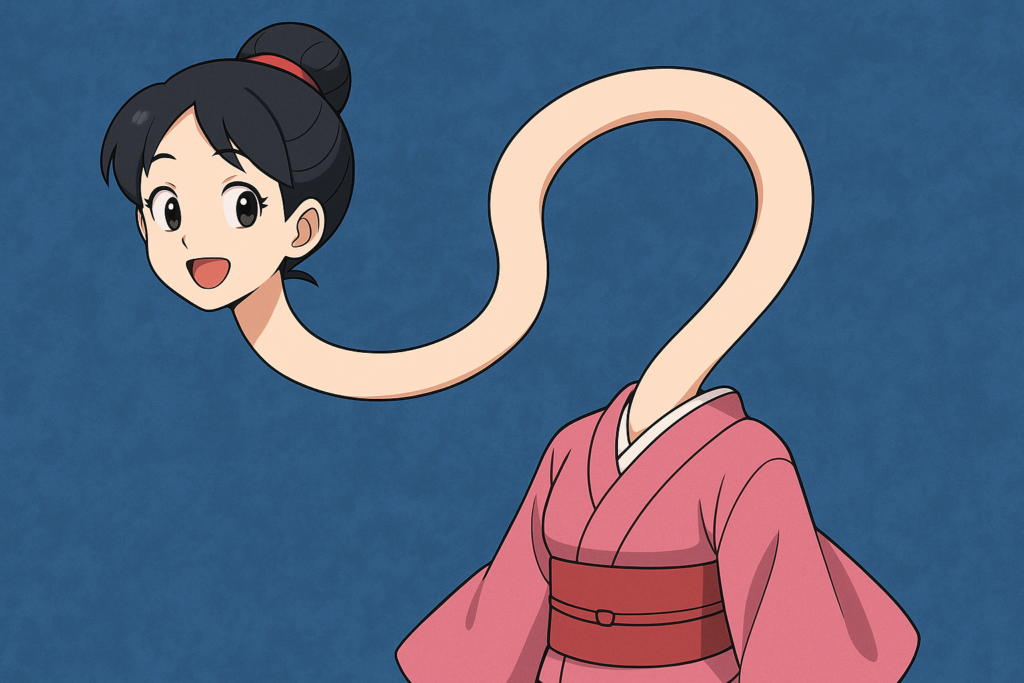 ようかいしりとり_ろくろっくび