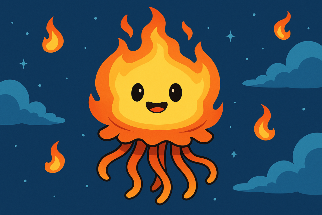 ようかいしりとり_くらげのひのたま