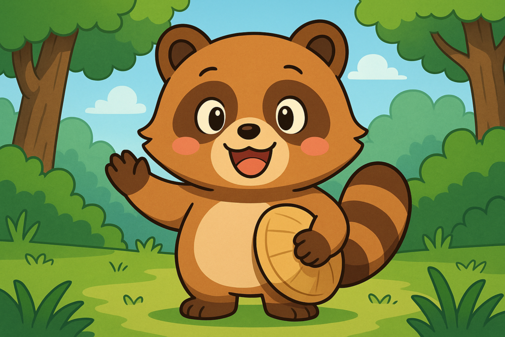 ようかいしりとり_まめだぬき